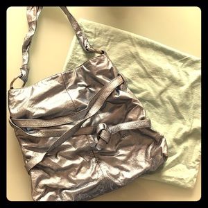 Goldenbleu Metallic Shoulder Bag